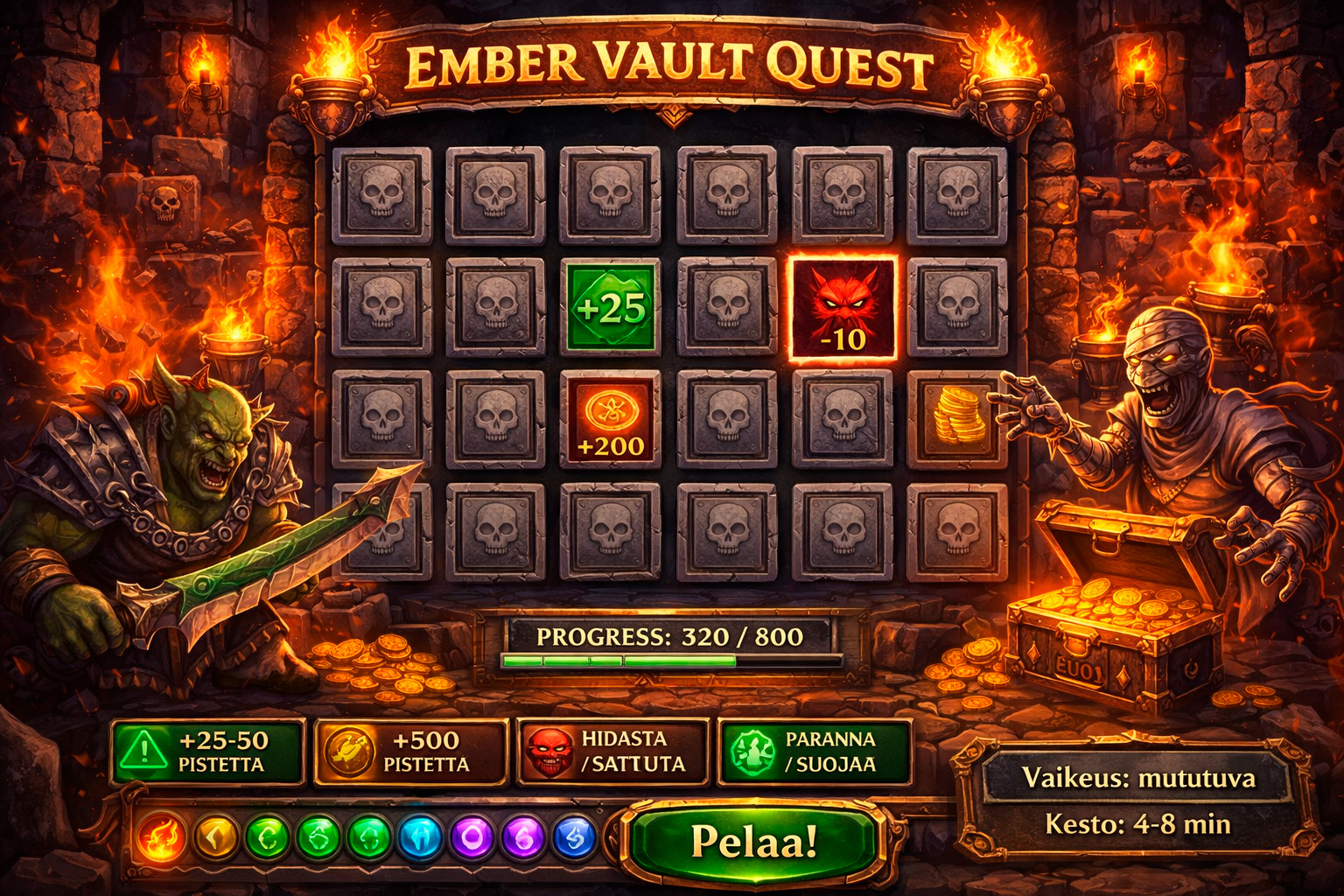 Ember Vault Quest - aarteenetsintähaaste