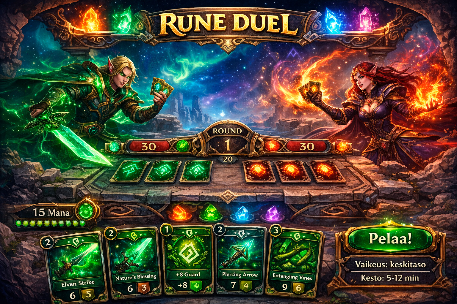 Rune Duel - taktinen korttitaistelu